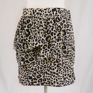 *Last Chance* H&M Leopard Animal Print Mini Skirt